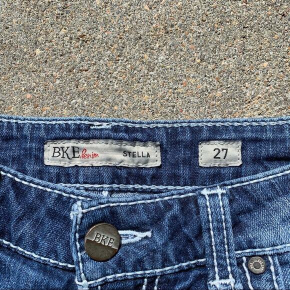 BKE Stella Franson low rise slim fit jean shorts - Picture 4 of 7